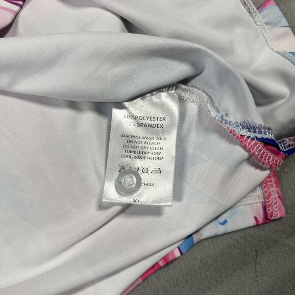 Acegolfs Polo Shirt Womens XL Multicolor Abstract Golf Stretch Short Sleeve - Picture 5 of 9